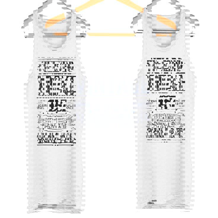 ヴィンテージ 1987 メンズ 限定版 Bday 1987 誕生日 タンクトップ