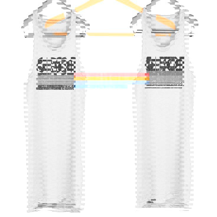 ヴィンテージ 70年代80年代スタイル ギブソン アーカンソー州 タンクトップ