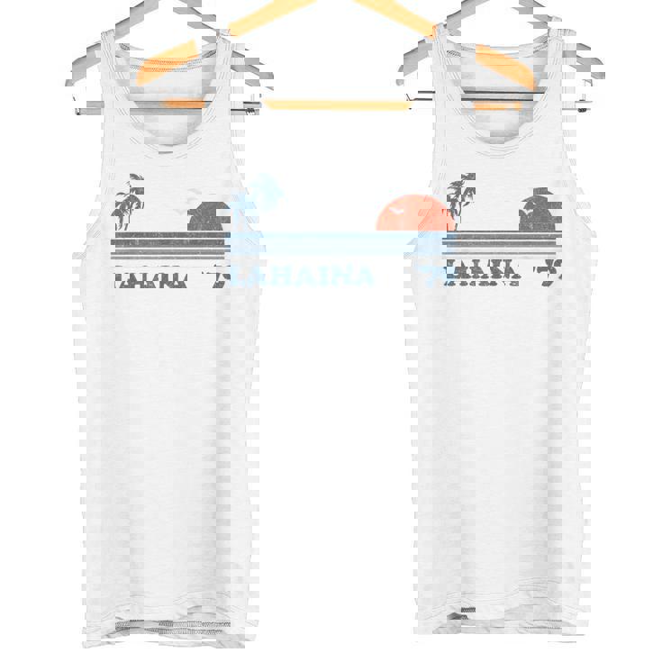 ヴィンテージ ラハイナ マウイ ハワイ ビーチ レトロ ハワイアン 70年代ギフト タンクトップ