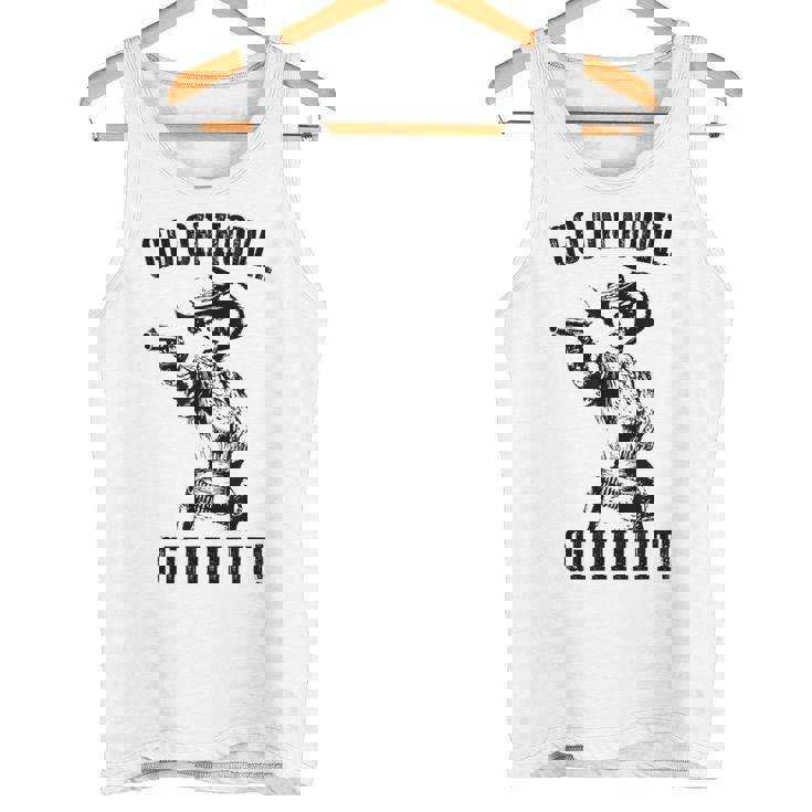 ヴィンテージカウガールシャツ Go On Git ウエスタンカウガール タンクトップ