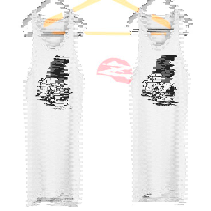 ヴィンテージジャパニーズクラシックカー、レーシングモータースポーツ タンクトップ