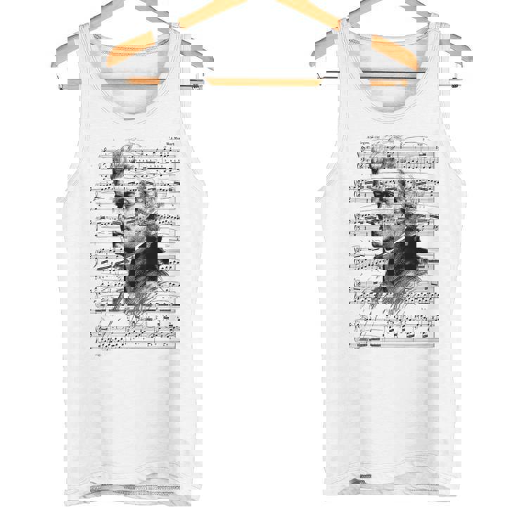 ヴォルフガング・アマデウス・モーツァルト 作曲家 ピアニスト モーツァルト 楽譜 タンクトップ