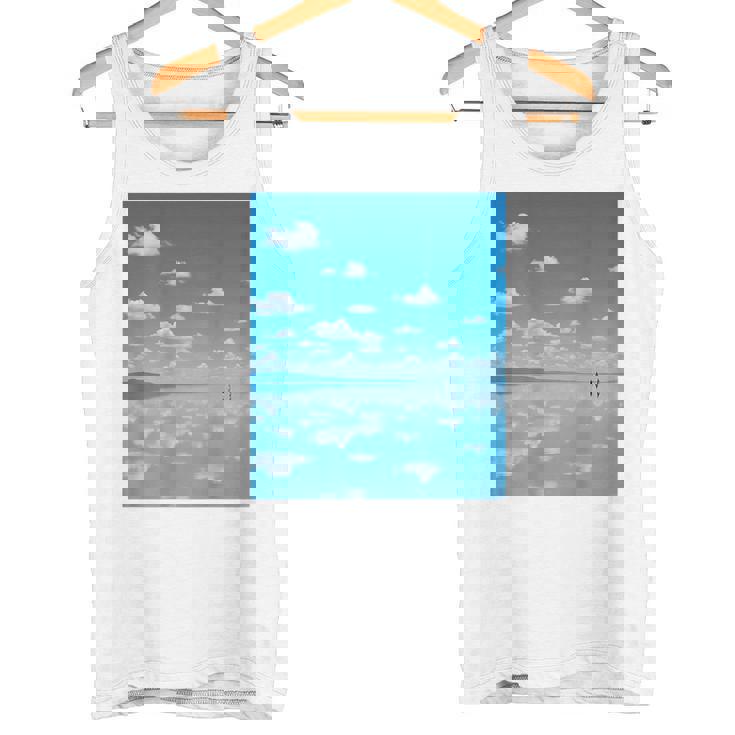 世界一美しい鏡張りの風景 タンクトップ