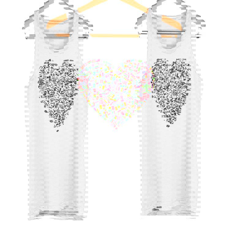 世界国旗 ハート 国旗 旅行 トラベラー タンクトップ