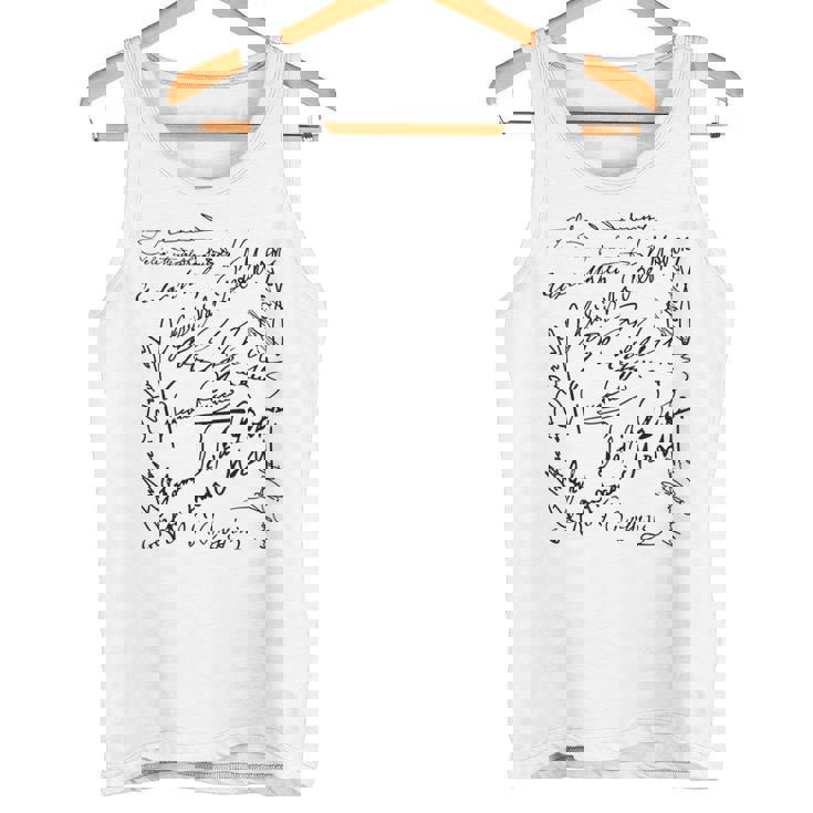 作曲家シグネチャー バッハベートーヴェン・マーラー モーツァルト・ロッシーニ タンクトップ