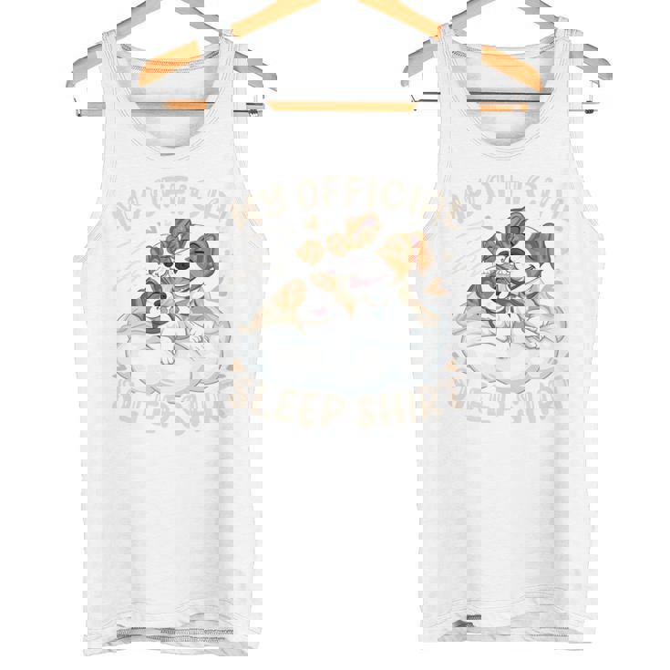 公式スリープシャツ、ジャックラッセルテリアと子犬 長袖tシャツ タンクトップ