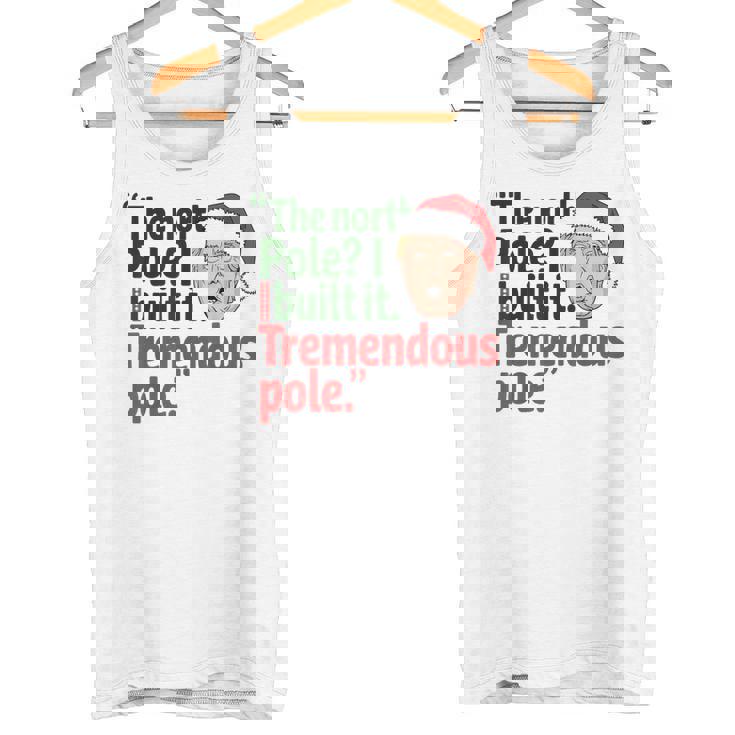 北極I Build It Tremendous Pole 面白い トランプ クリスマス タンクトップ
