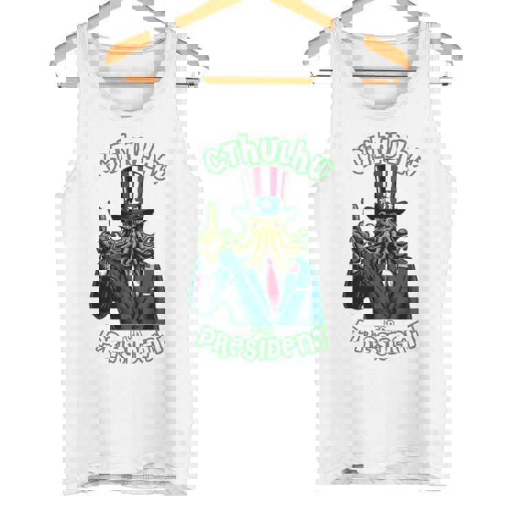 大統領のためのクトゥルフ 長袖tシャツ タンクトップ