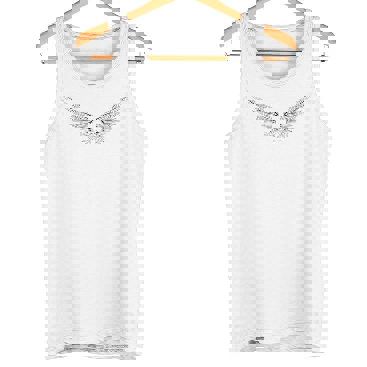 天使の羽 自由な守護天使 タンクトップ