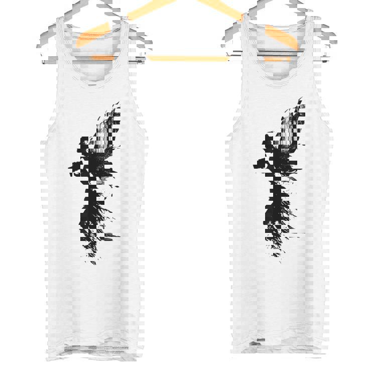 妖精 神話 ホールド カメラ グラフィック ファンタジー ポートレート 妖精 タンクトップ