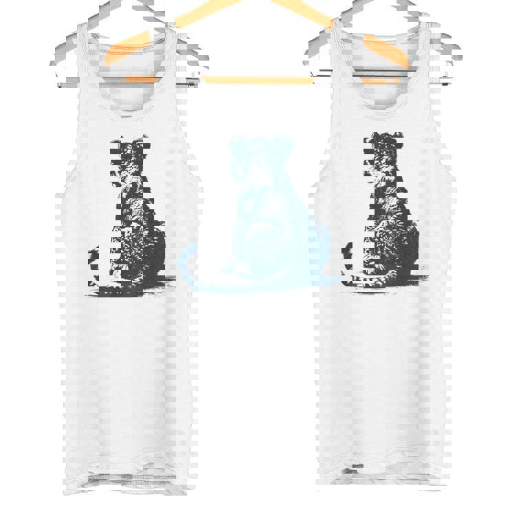 子ライオン – 子ライオンの後姿 タンクトップ