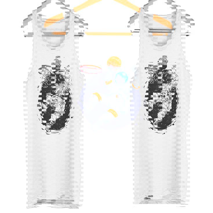 宇宙飛行士 バスケットボール 宇宙 ボール 惑星 銀河 タンクトップ