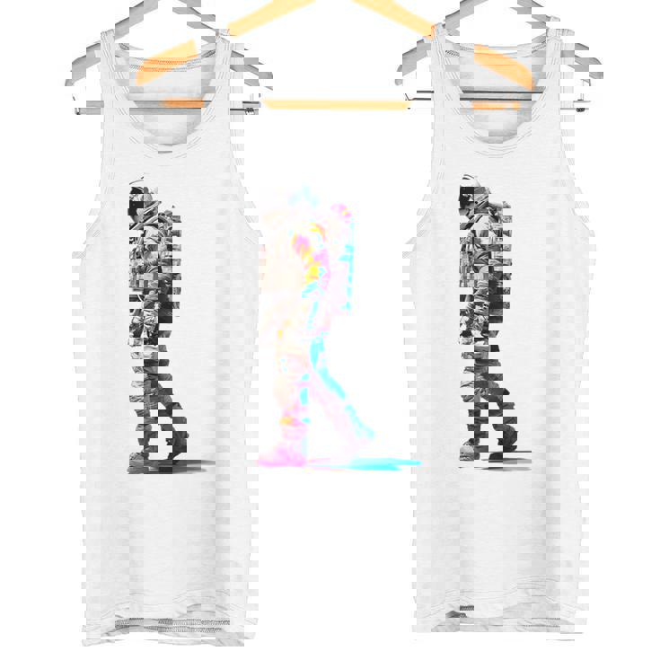 宇宙飛行士 宇宙モチーフ カラフル 宇宙飛行士 タンクトップ