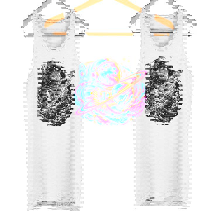 宇宙飛行士 惑星 科学 メンズ 宇宙 アート 宇宙飛行士 長袖tシャツ タンクトップ