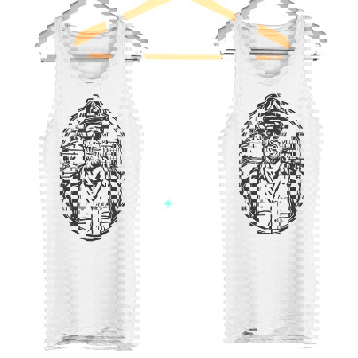 安全に働くおじさん 安全第一 作業員 タンクトップ