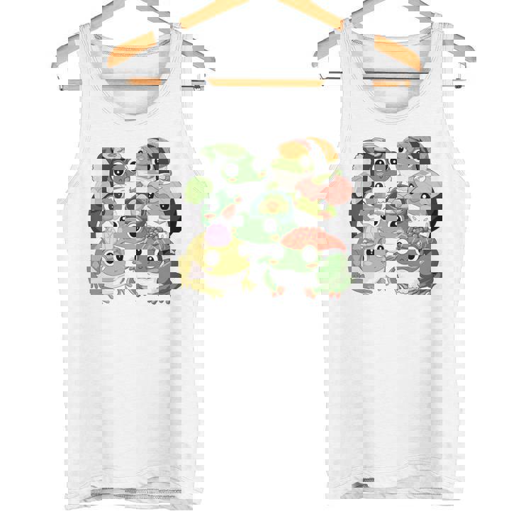 寿司 アニメ カエル 寿司好き 長袖tシャツ タンクトップ