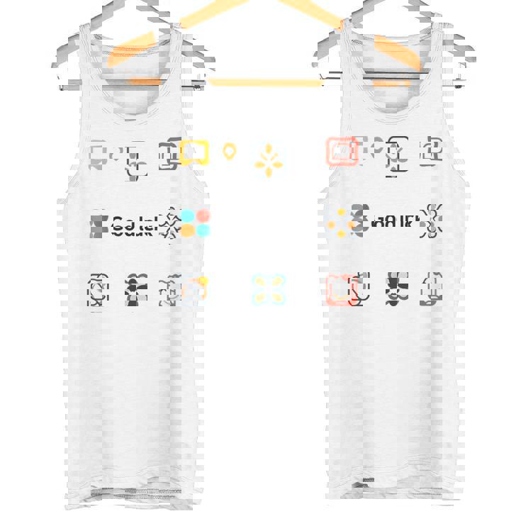 幸運を Good Luck！ロゴ アイコン 3 タンクトップ