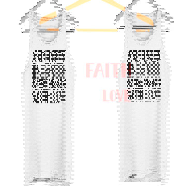 愛にあふれた信仰に定着するキリスト教バレンタイン。 タンクトップ