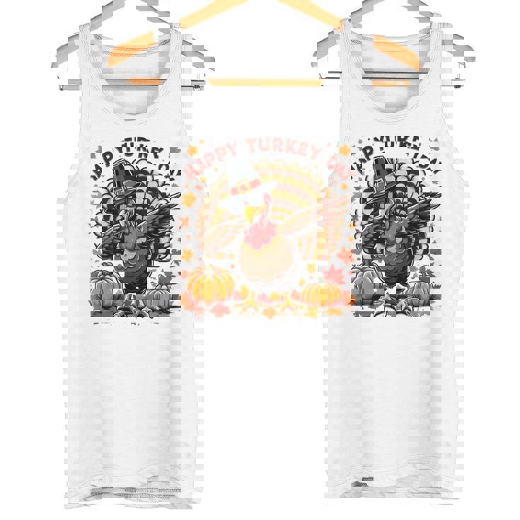 感謝祭 おもしろい 七面鳥巡礼者 軽くたたく 幸せな七面鳥の日 タンクトップ