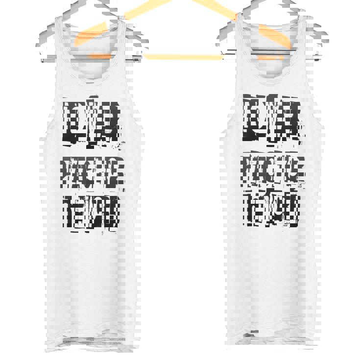 戦争禁止、平和、反戦、戦争禁止 タンクトップ