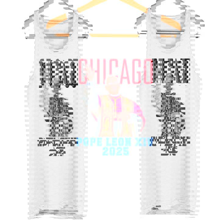 教皇レオンxiv 2025 – シカゴ初のアメリカ教皇デザイン タンクトップ