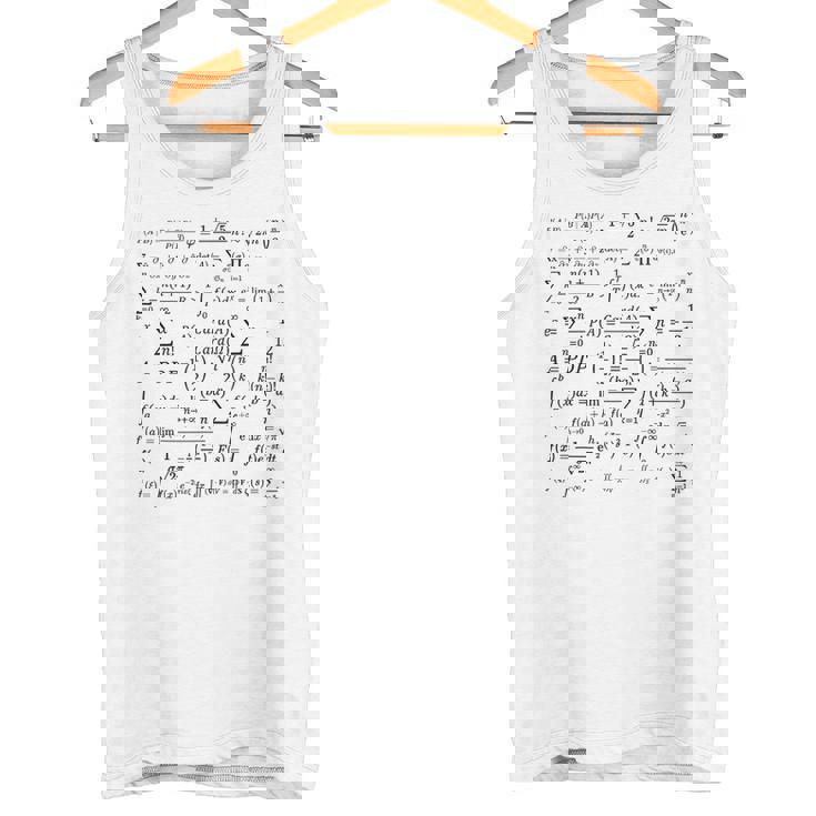 数学方程式と計算、微積分と代数、科学。 タンクトップ