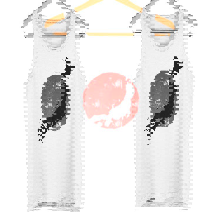 日本 赤 太陽 日本 列島 地図 かっこいい 国旗 スタイル タンクトップ