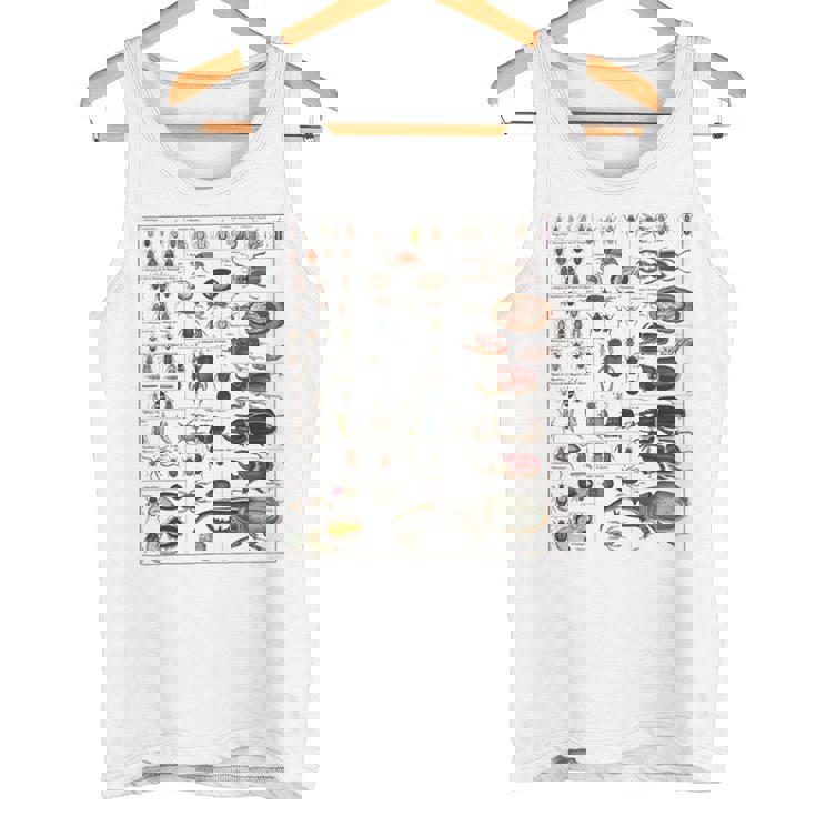 昆虫の種類 ビンテージバグ同定科学 タンクトップ