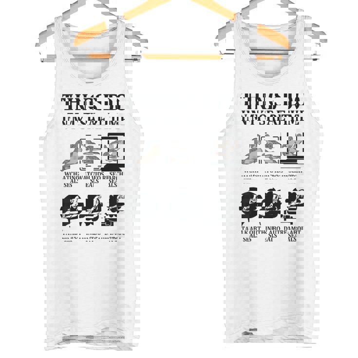 暇つぶし アザラシ 海 シーライフ かわいい 海 動物好き タンクトップ