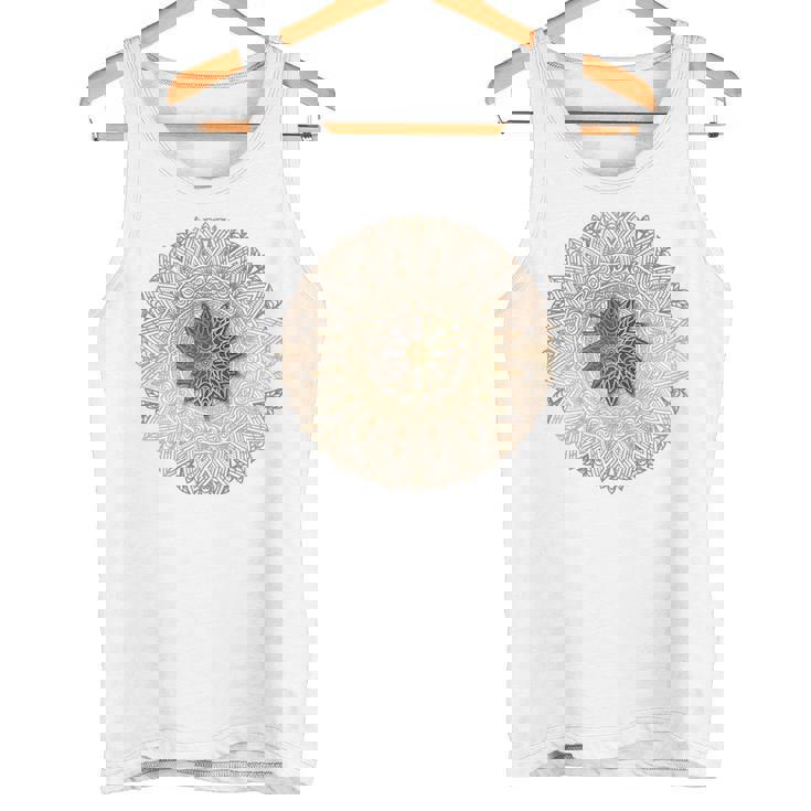 曼荼羅 最高のヨガバックプリント タンクトップ