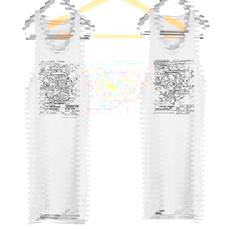 東京地下鉄地図 地図 東京地下鉄 タンクトップ