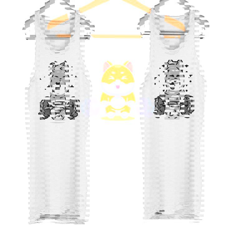 柴犬 イヌ 面白いtシャツ 犬 筋トレ 文字入り メンズ おもしろ 面白い 服 おもしろグッズ 文字 タンクトップ