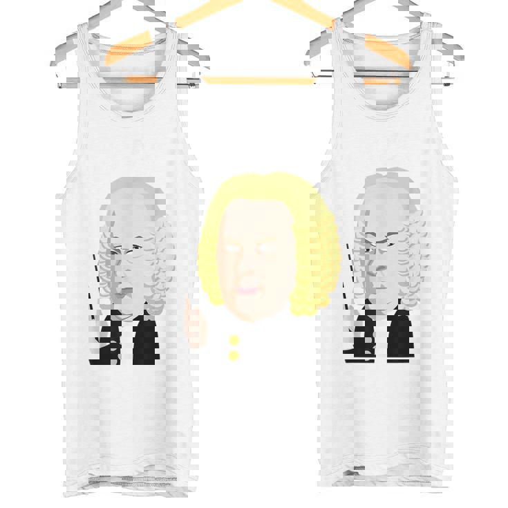 楽しい音楽コンダクターシャツ クールバッハ クラシカル音楽作曲家 タンクトップ