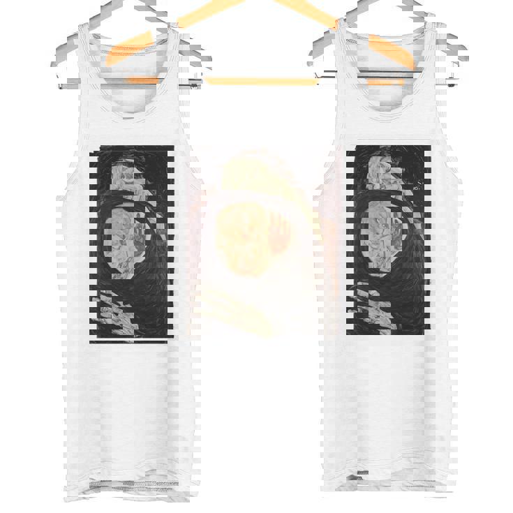 死んだ母 エゴン・シーレ作 1910 長袖tシャツ タンクトップ