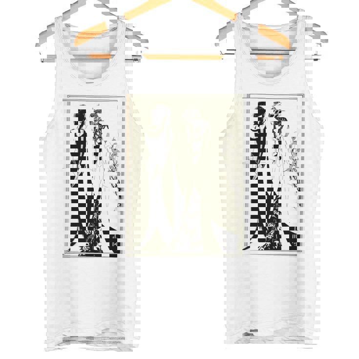 母とサロメ、オーブリー・ビアズリーによるヘロディアス1894 長袖tシャツ タンクトップ