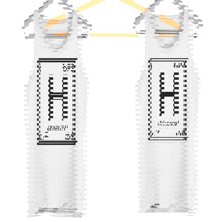 水素シンボルコスチューム。 タンクトップ