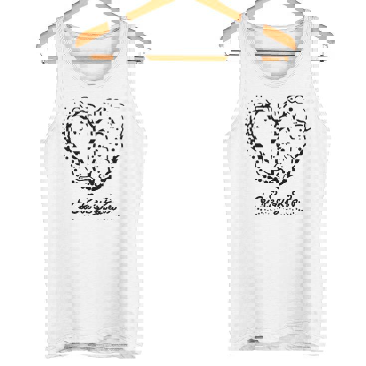 牡蠣のキャラクター「Cute Oyster」黒ver タンクトップ