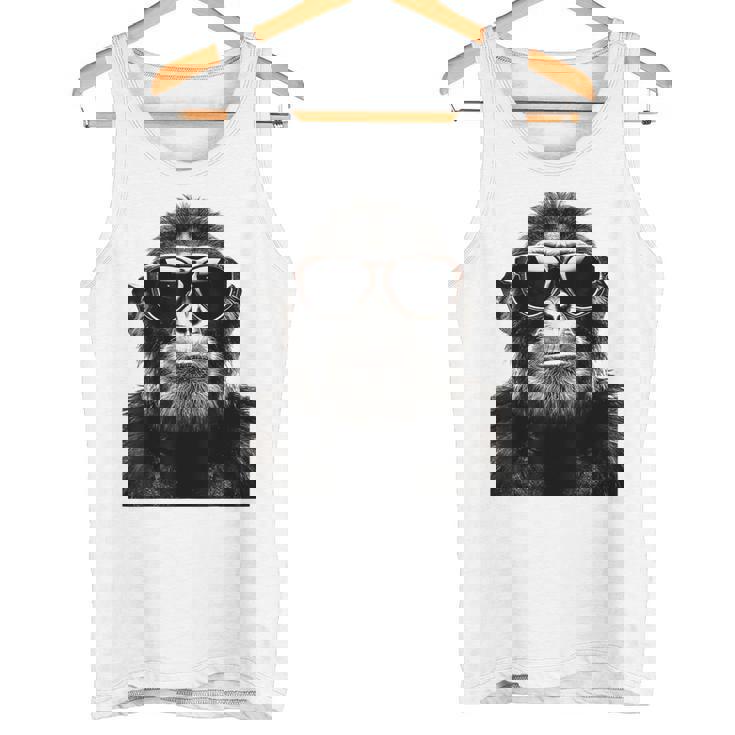 猿の恋人 アート 図面 動物 抽象 グラフィック 猿 タンクトップ