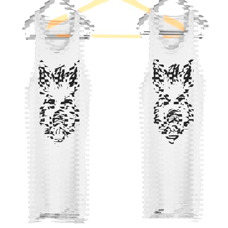 獣 小さなイノシシ 動物 かわいい シンプル ユーモア イノシシ タンクトップ