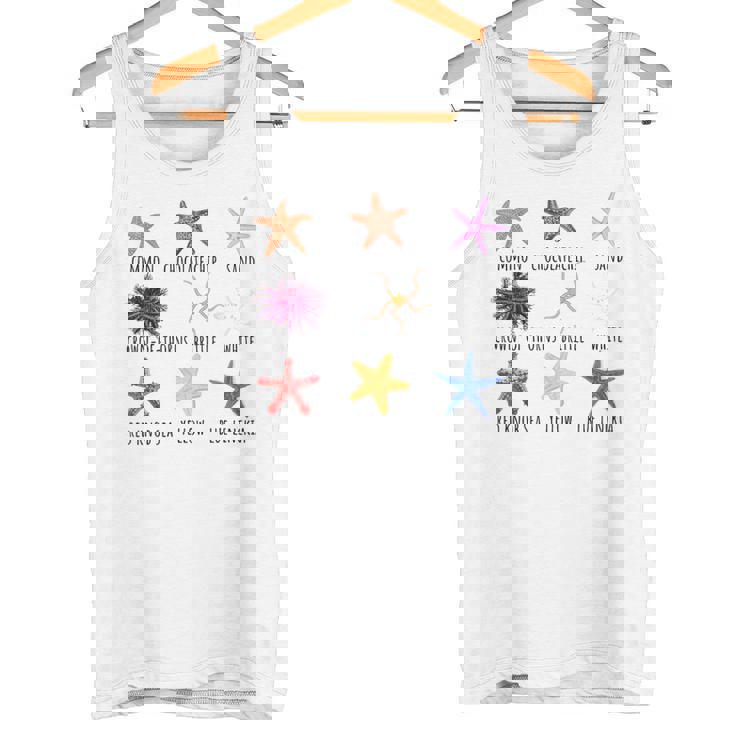 異なるタイプのヒトデの品種コレクション、かわいいヒトデ Lo タンクトップ