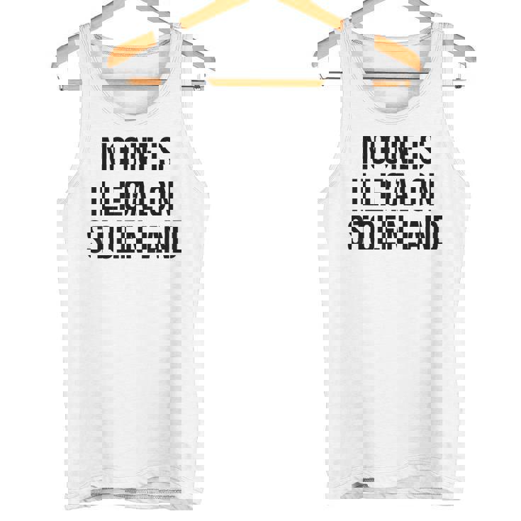 盗まれた土地では誰も違法ではない タンクトップ