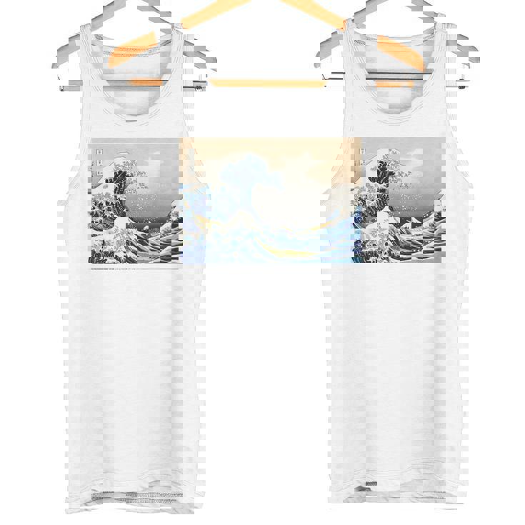 神奈川沖大波 北斎 日本美術 タンクトップ