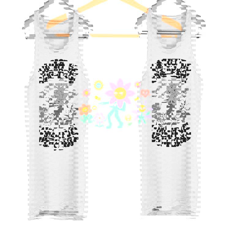 私は大柄な人間じゃないよ椅子で殴るぞおかしい 長袖tシャツ タンクトップ