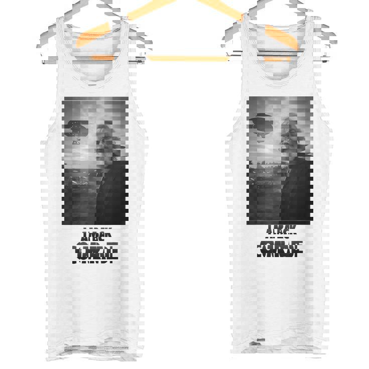 私は戻ってきた同志、共産主義者、カール・マルクス タンクトップ