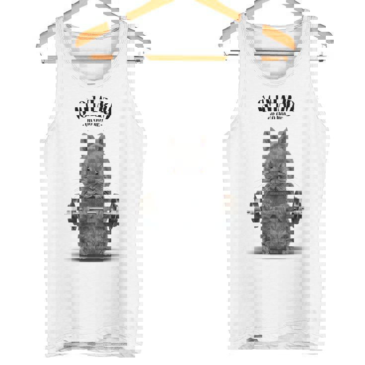 筋トレ ネザーランドドワーフ ウサギ ブルー タンクトップ