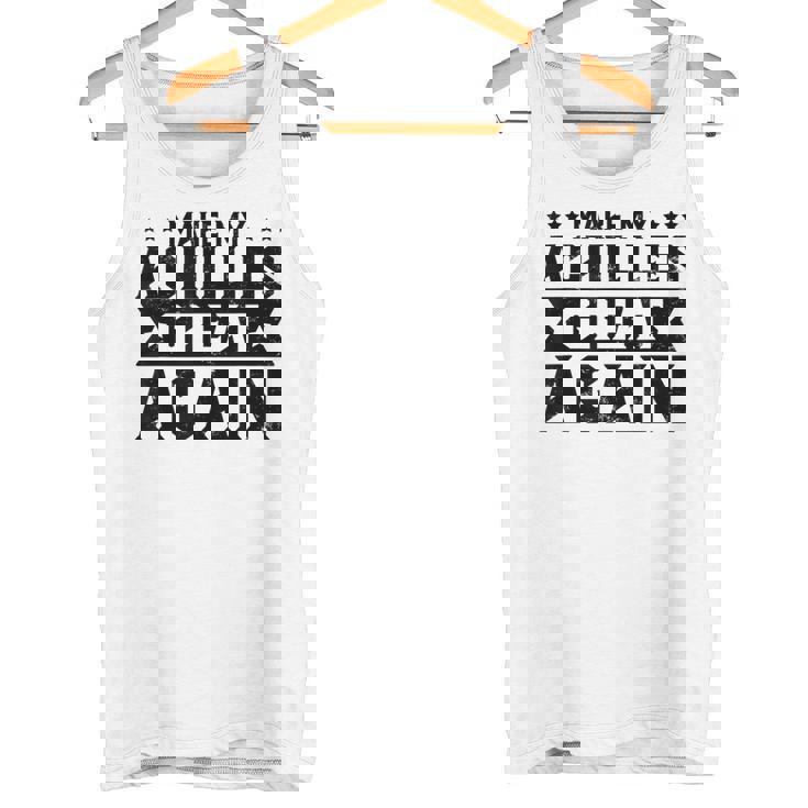 素晴らしいアキレス腱膝アパレル タンクトップ