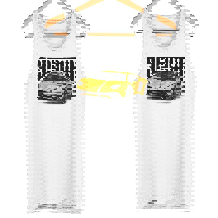 美しいエキゾチックなスーtシャツ、スポーツカー愛好家に最適。 タンクトップ