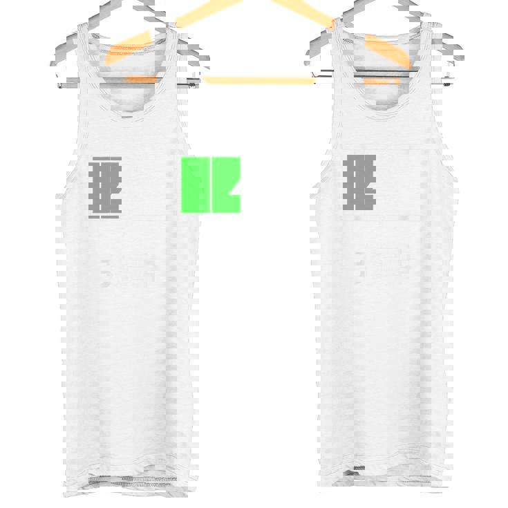 背中【充電中】電池 バッテリー おもしろ 面白い ギャグ ネタ ウケ狙い 笑える ユーモア おバカな 個性的な タンクトップ