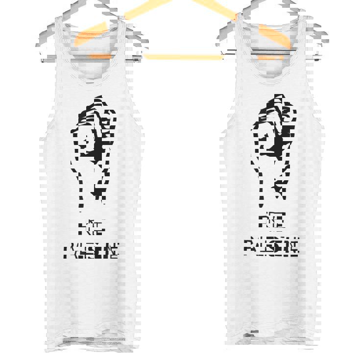 自由パレスチナ・ガザ反戦平和反占領 タンクトップ