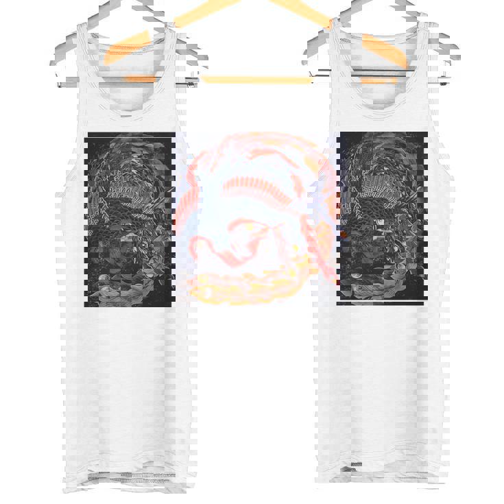 葛飾北斎作 鳳凰 長袖tシャツ タンクトップ